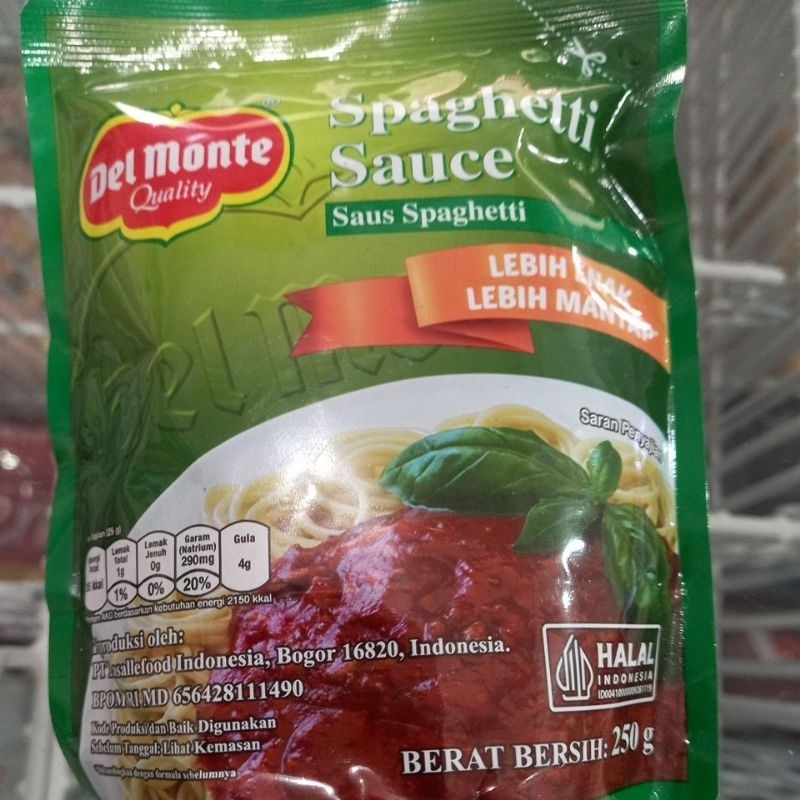 

saus saos spageti delmonte 250gr