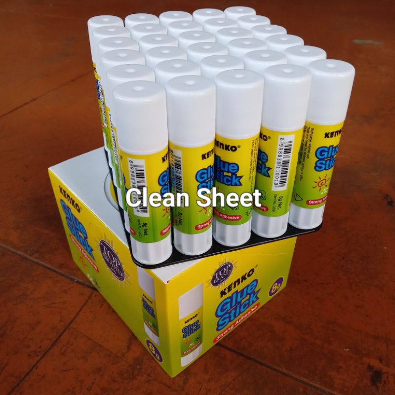 

Glue stik/lem kertas kenko 8 gram(Harga/1 kotak,isi 30 pcs)