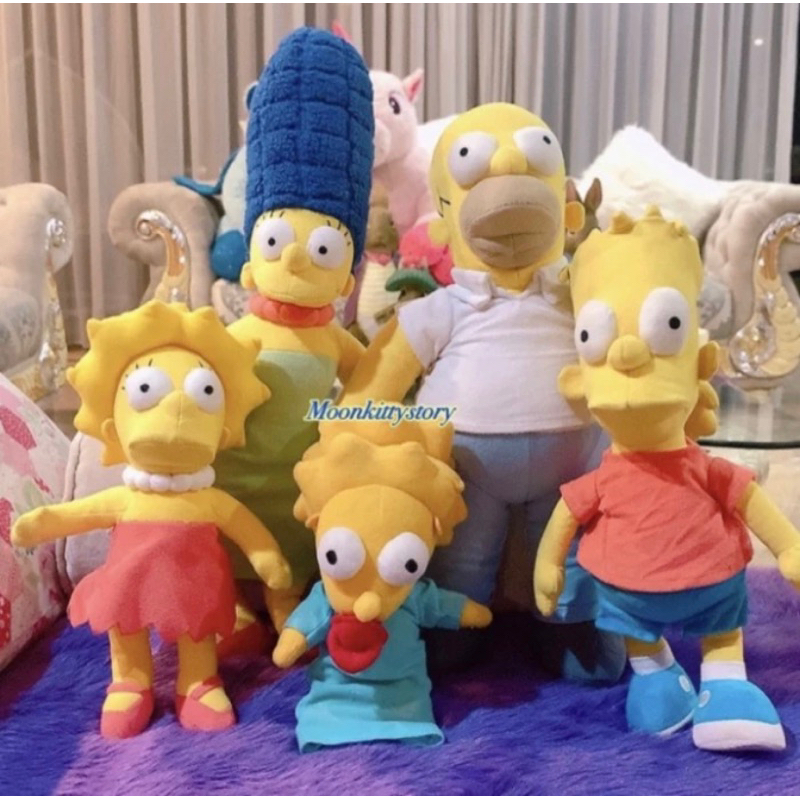 boneka the simpsons family set with krusty clown