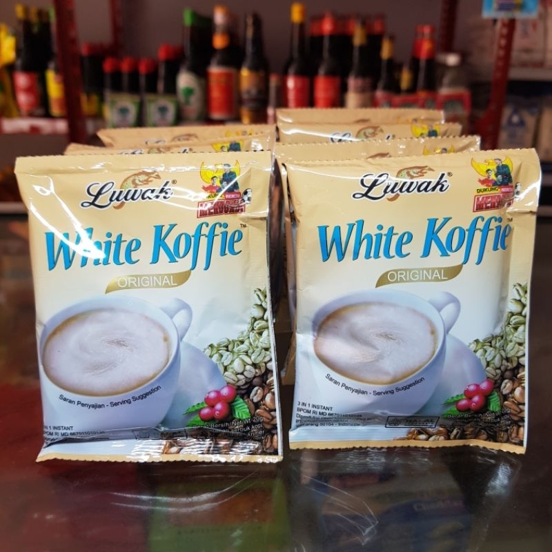 

KOPI LUWAK WHITE COFFE 10pcs x 20gr