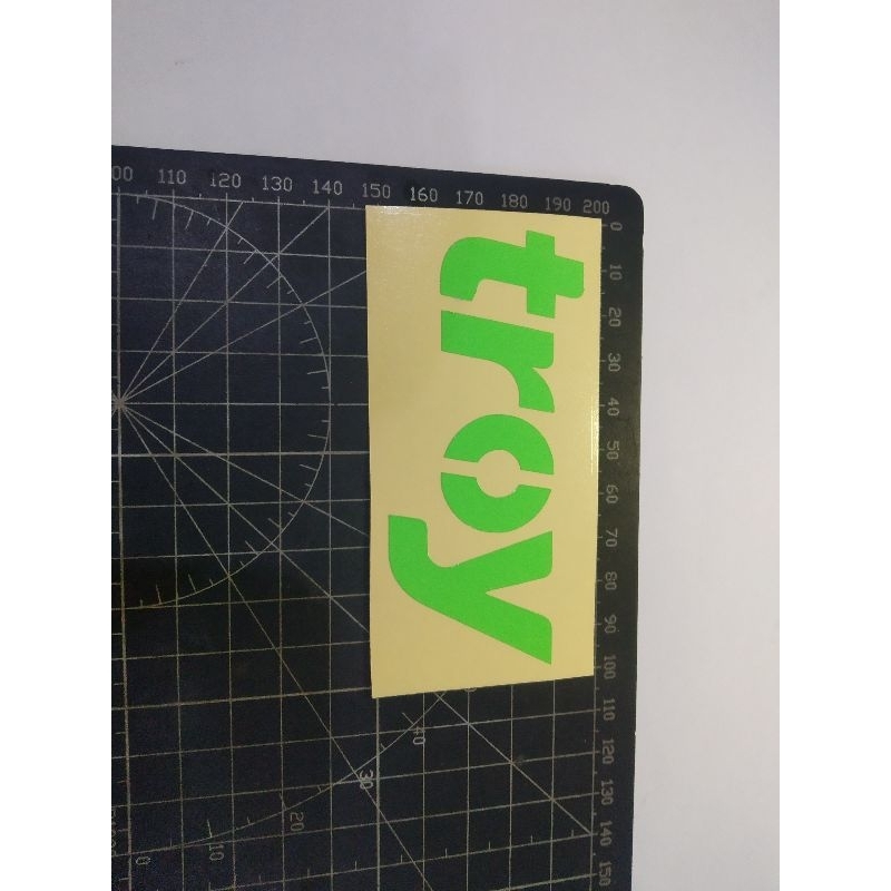

cutting stiker troy