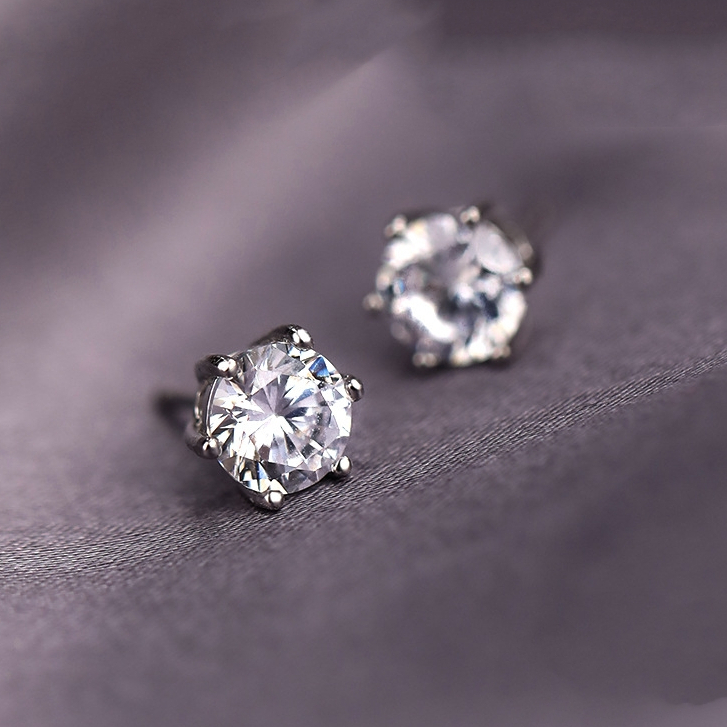 Anting Titanium Anti Karat Wanita Pria Pasang Perak Asli Buat Pacar Cewe Perempuan Tunangan Nikah Ka