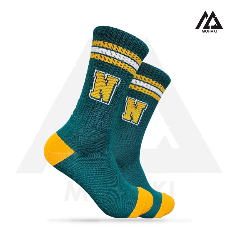MOHAKI - Kaos Kaki Oldschool Skate Motif Strip NORTH - X471