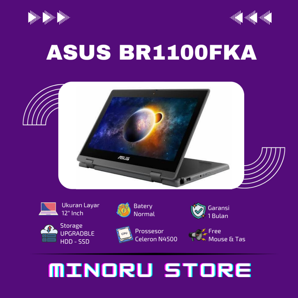 Laptop Asus BR1100FKA RAM 4 / 128GB SSD Touchscreen Windows 10