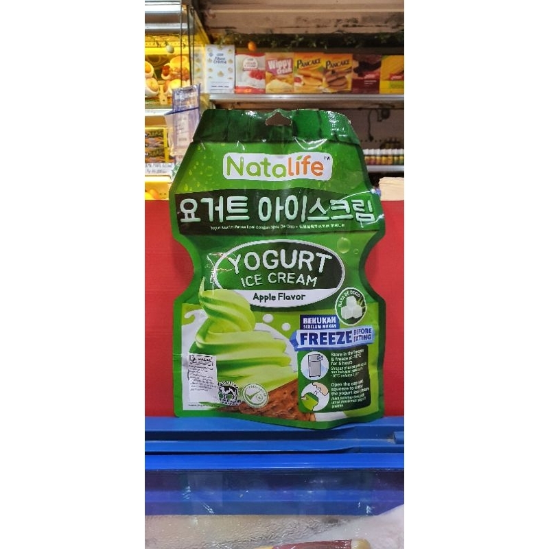 

Natalife Yogurt Ice Cream Apple Flavor with Nata De Coco 380gr