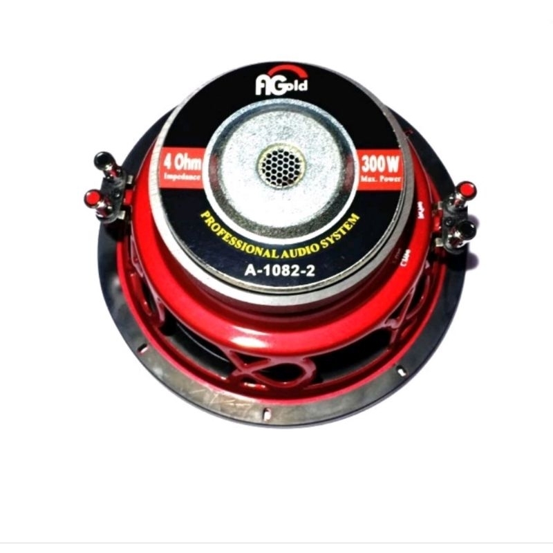 Speaker Acoustic Subwoofer 10 inch A - 1082 - 2 Red original / Speaker akustik 10 in 1082