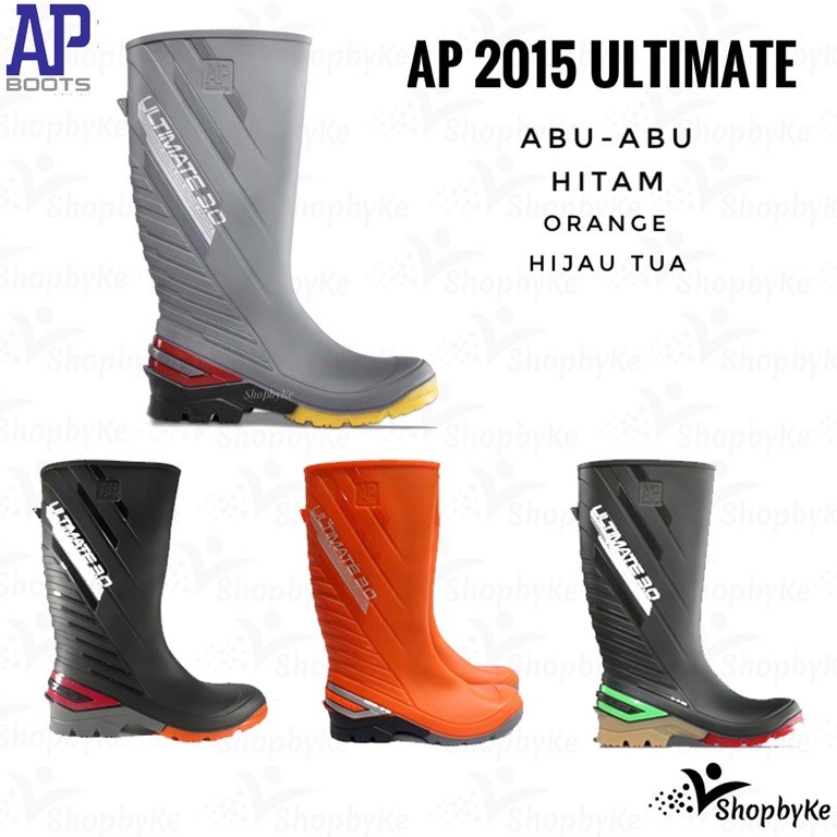 ART Y99K Sepatu Boots Karet merk AP 215 ULTIMATE 3 Size 3943  Sepatu Boots Kerja Tinggi
