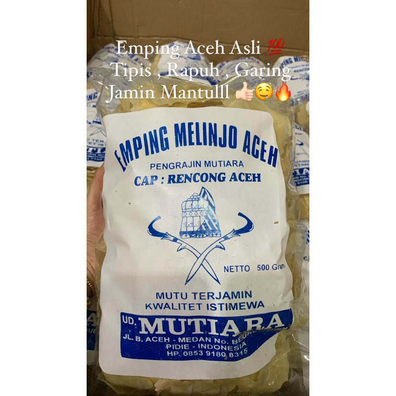 

EMPING ACEH ASLI NO 1 SUPER TIPIS & TIDAK KERAS (jamin bikin nagish)