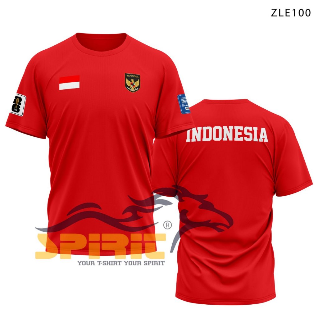 Kaos Timnas Indonesia 2024 Baju Timnas Indonesia Original Kaos Garuda Kualifikasi Piala Dunia Zona