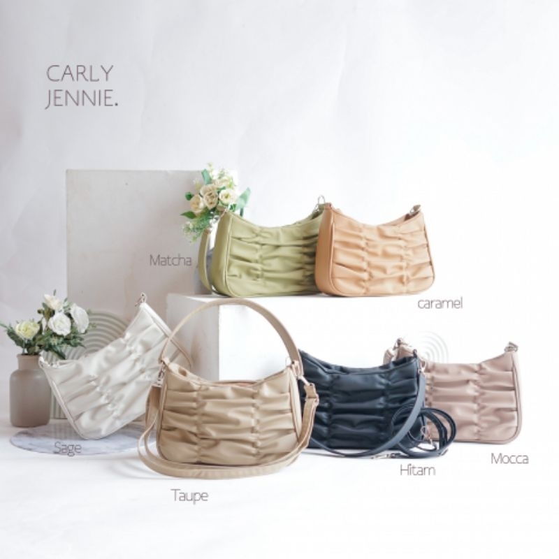 (CARLY JENNIE) Sling Bag Lucu Aesthetic Fashion Shoulder Bag Women Tas Selempang Wanita