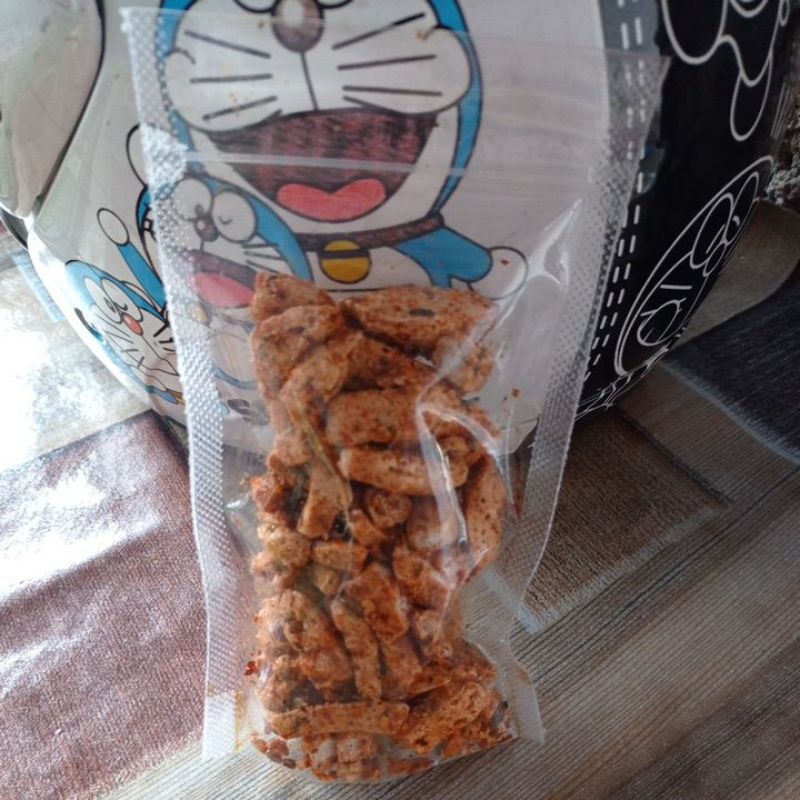 

Basreng pedas daun jeruk