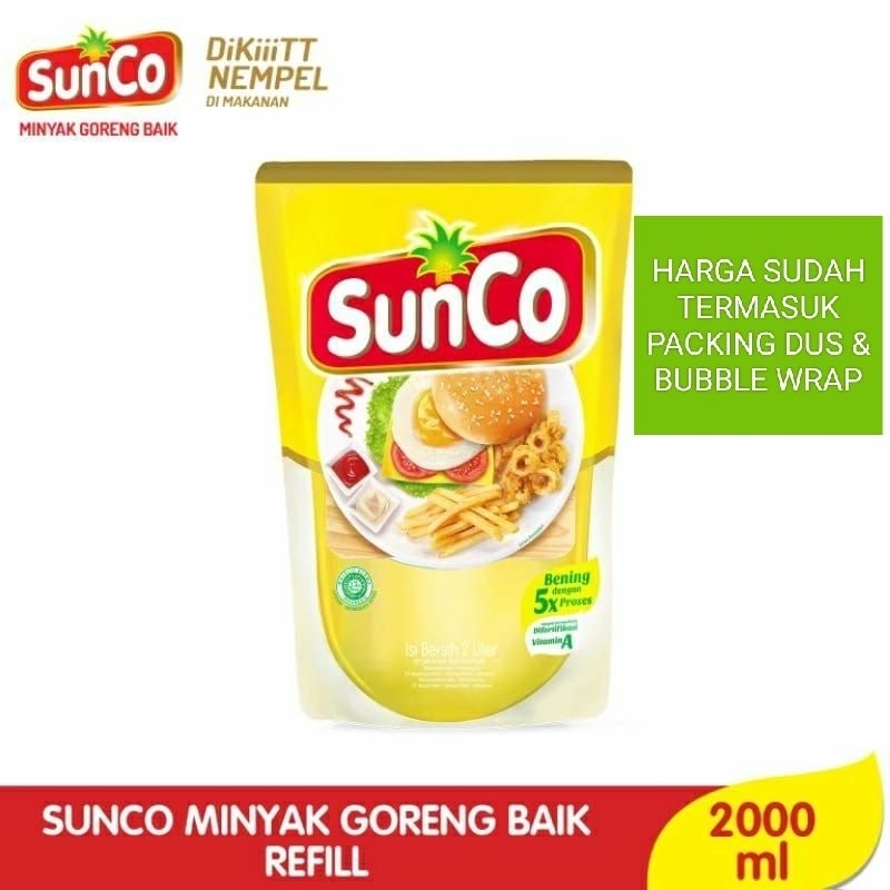 

Promo Minyak Goreng Sunco Refil 1 Liter & 2 Liter