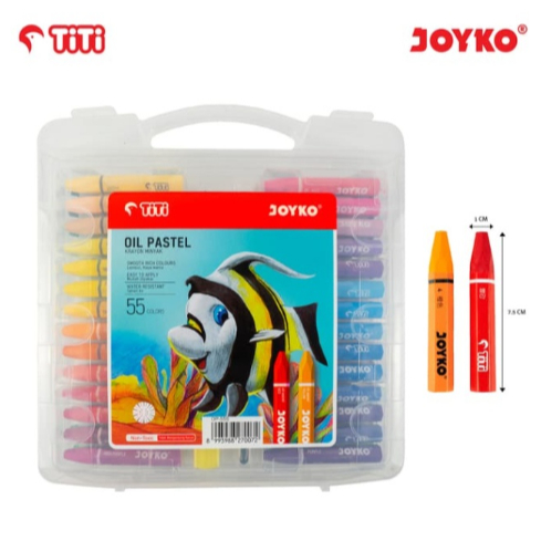 

Crayon TITI JOYKO 55 Warna Oil Pastel Krayon