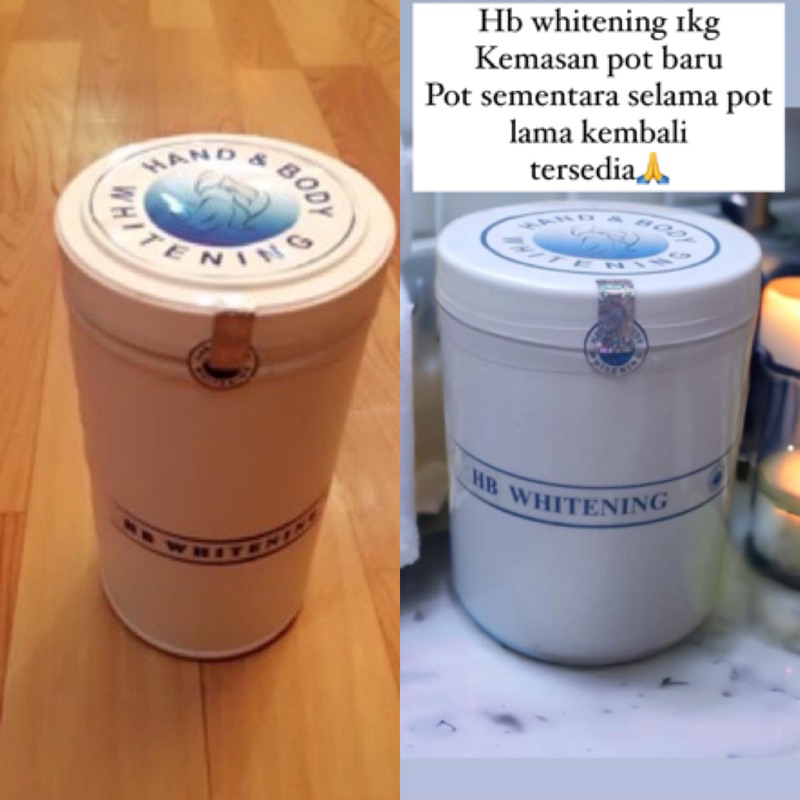 HB WHITENING 1KG / hbwhitening 1 kg / hb whitening original 1kg / hb whitening lotion 1kg / hb white