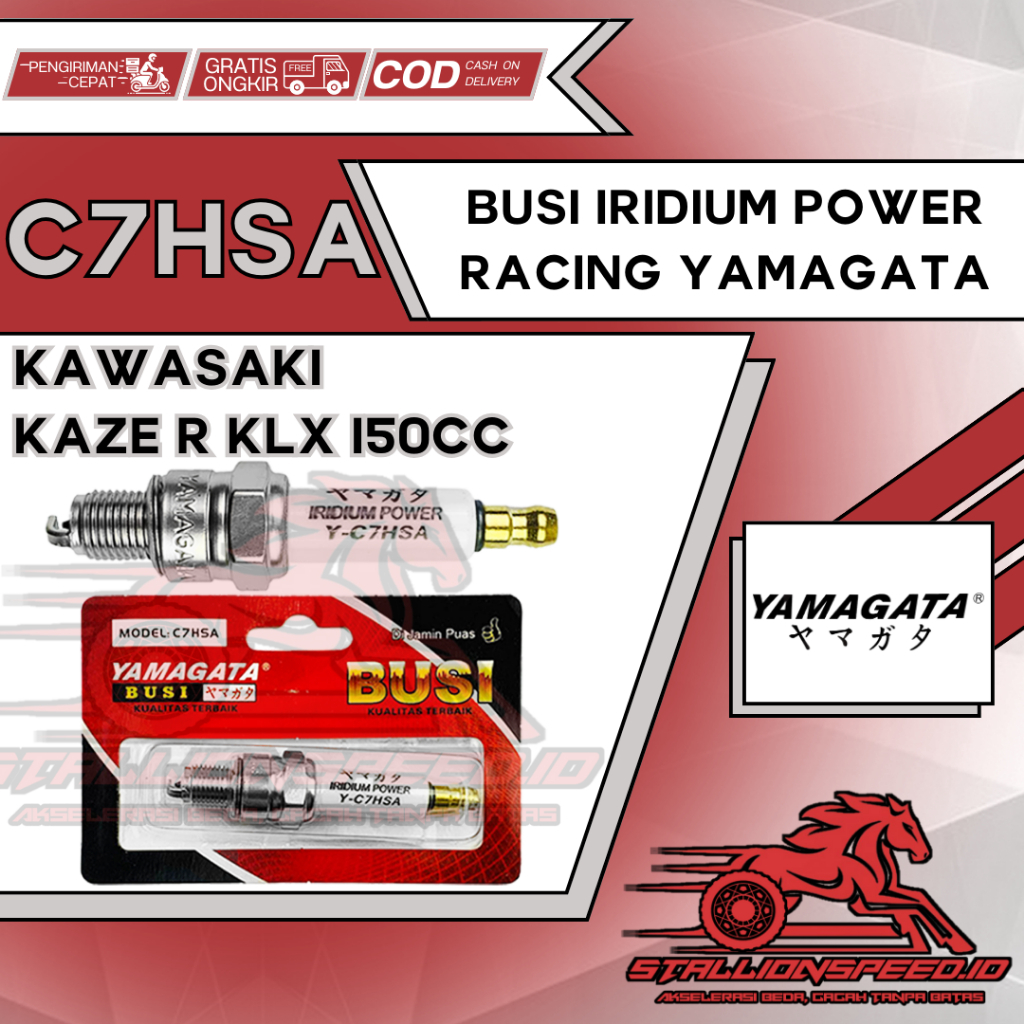 Busi Racing Yamagata Iridium Power Kawasaki Kaze R KLX 150 C7HSA
