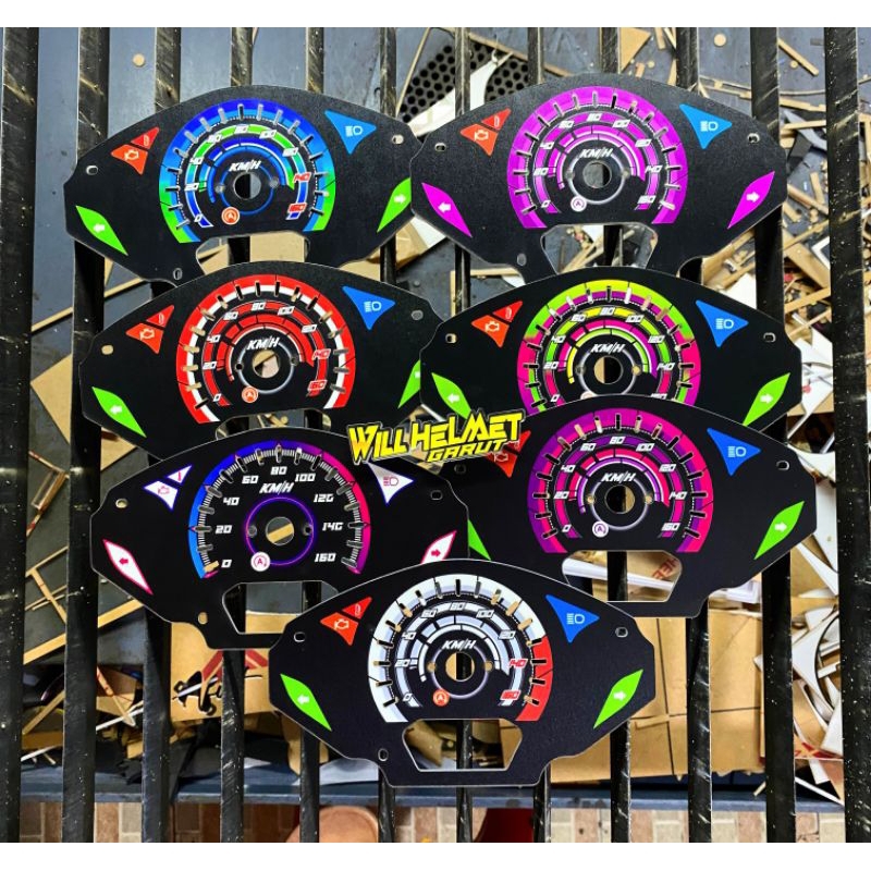 Panel Speedometer Custom Honda Vario 125 KZR Vario 125 Old