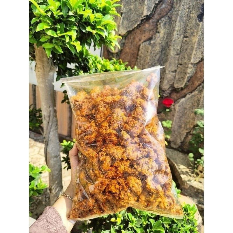 

Kulit crispy pedas daun jeruk kemasan 1kg