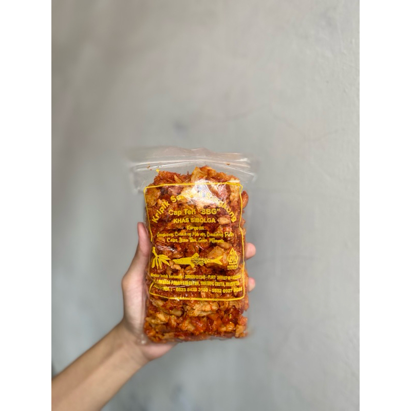 

Keripik Sambal Singkong Teri Khas Sibolga Halal