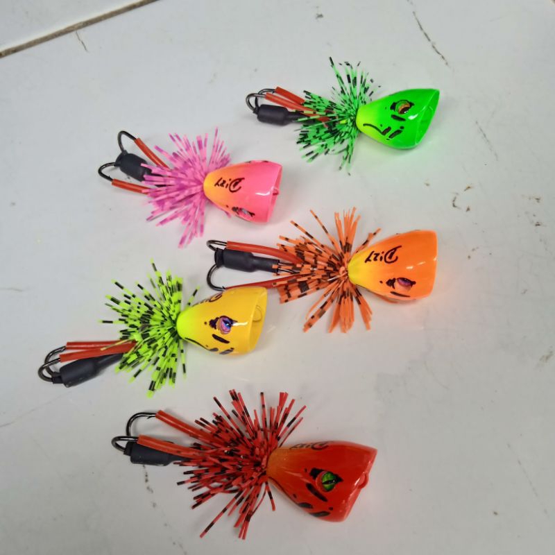 JAWS DIZZY FROG UMPAN CASTING GABUSAN