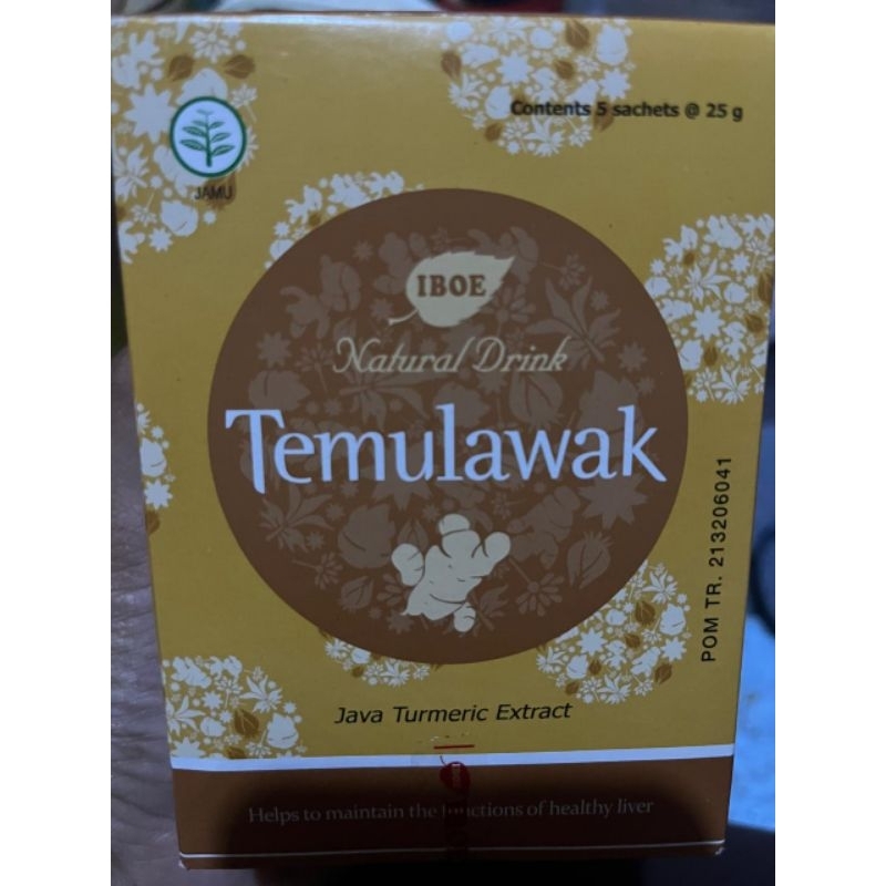 

Iboe natural drink temulawak 25g isi 5 saset