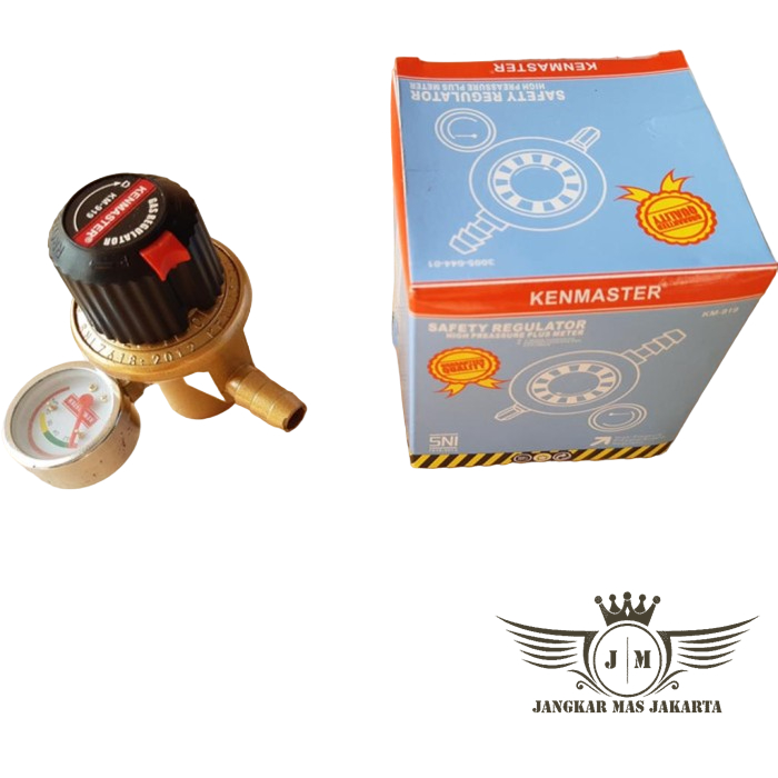 kepala gas regulator gas lpg kenmaster KM 919 high pressure SNI METER JKM