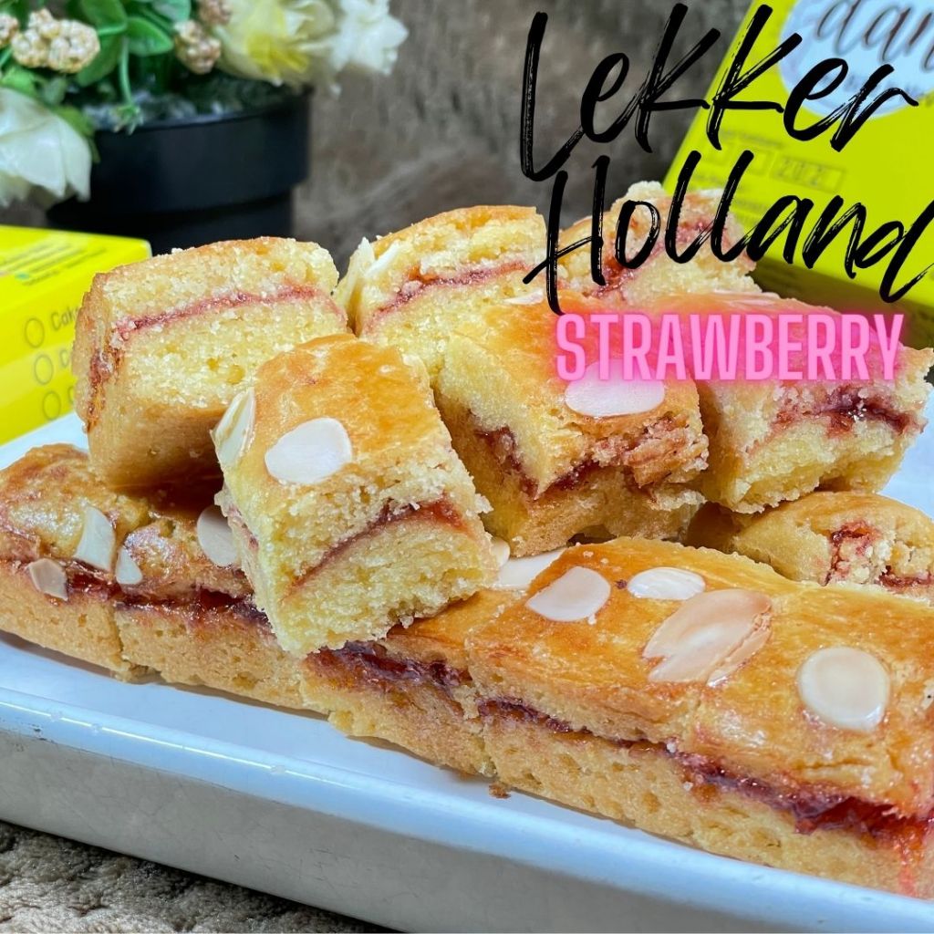 

Danish Premium Lekker Holland / Boterkoek 20x10 Panggang Wangi Butter Strawberry by danishdapurcake