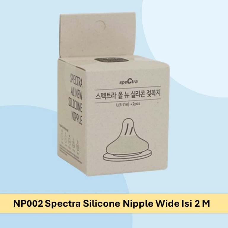 NP002 / NP001 Spectra Silicone Nipple Wide Isi 2 M/L