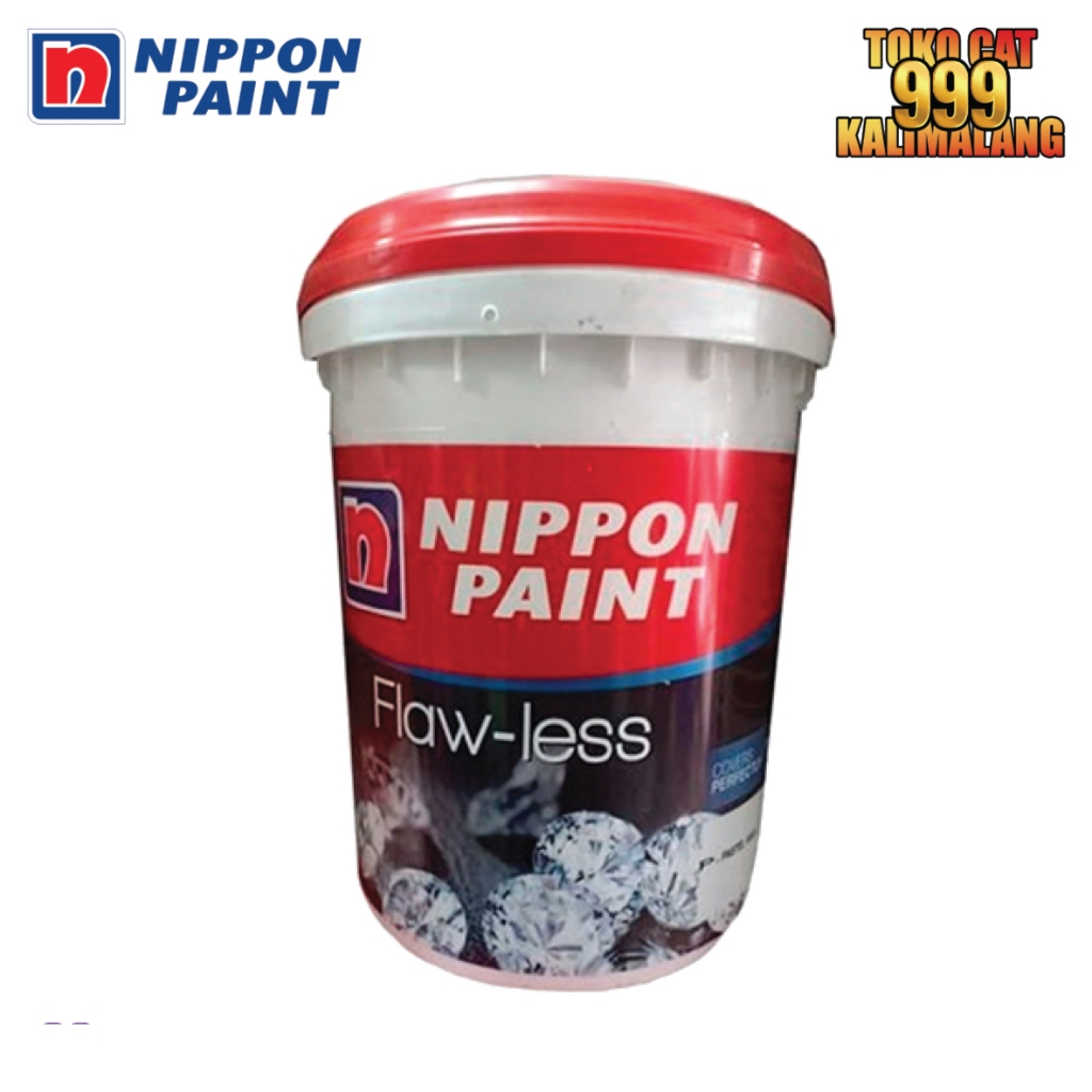Cat Tembok Rumah Interior Nippon Paint Flawless Warna Putih 20 Liter