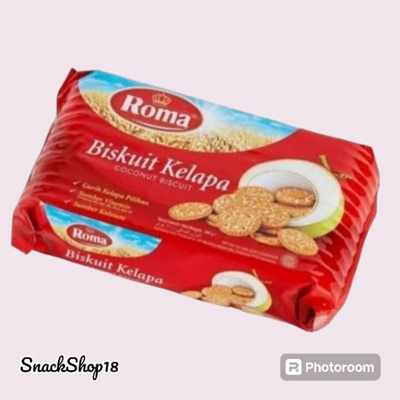 

Roma Biskuit Kelapa Coconut kelapa 1 pack @ 300 gram