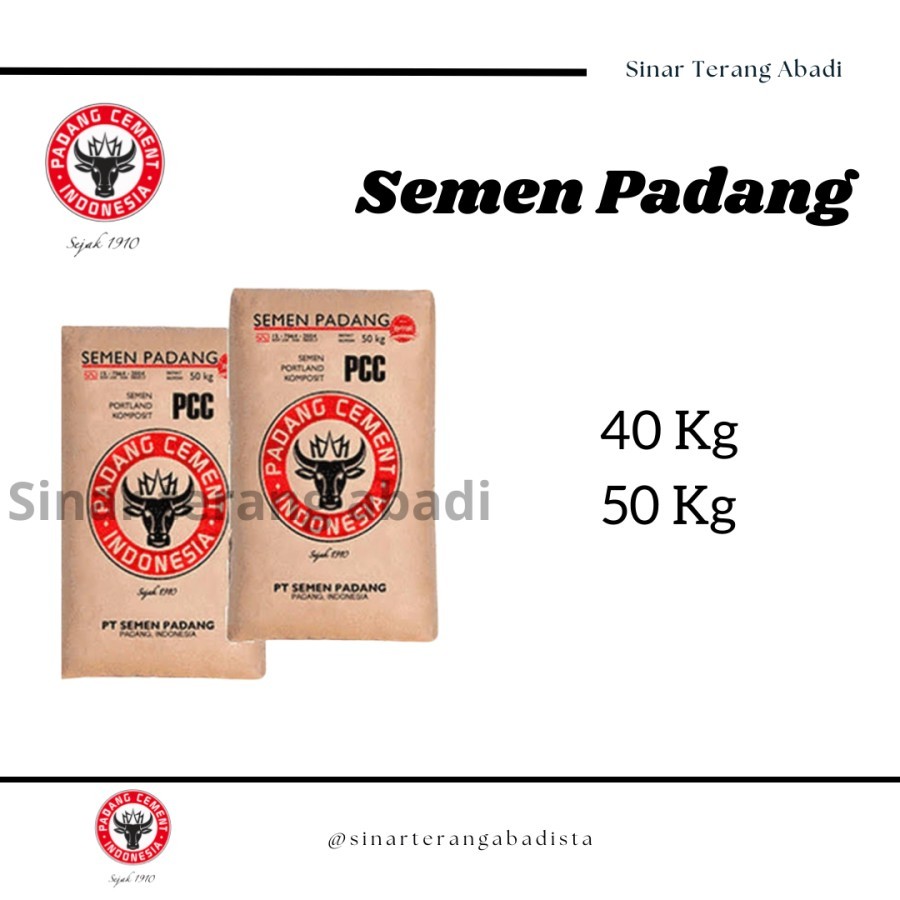 Semen padang semen portland grosir per zak 50 kg 1 DO = 160 zak