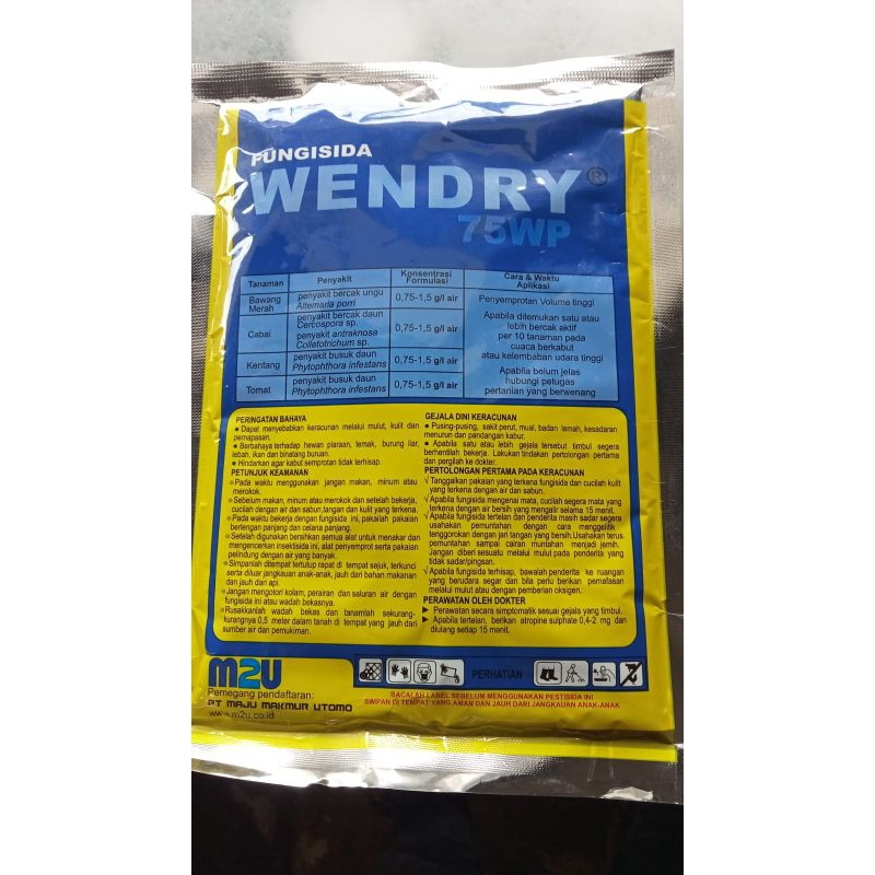 FUNGISIDA WENDRY 75WP 100gram