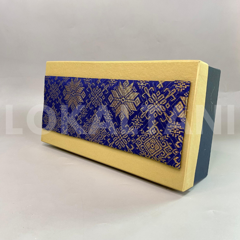 

Hardbox songket premium 2Toples 500gr/ Box Hampers Songket Polos