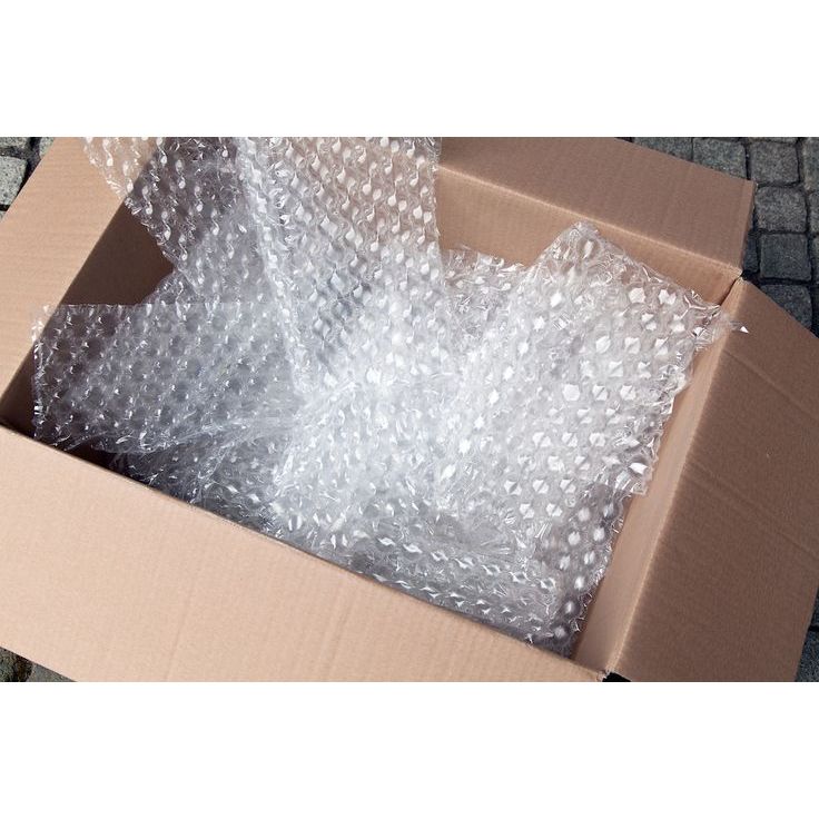 

Tambahan kardus dan bubble wrap