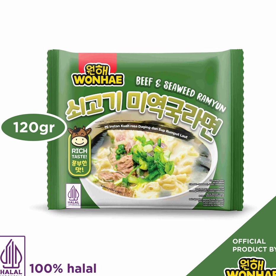 

Terlaku Mujigae by Wonhae Beef Seaweed Ramyun 12gr Instan Ramyun Mie Kuah Rumput Laut Daging Mie Instan Korea Makanan Korea Instan Halal
