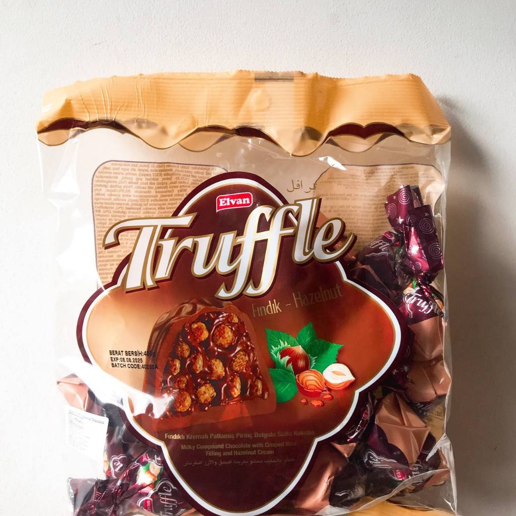 

Coklat Turki Truffle Hazelnut 400gr