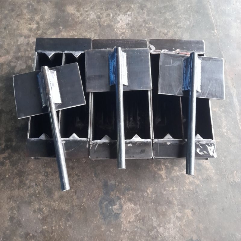 cetakan batako double 30x12x9cm