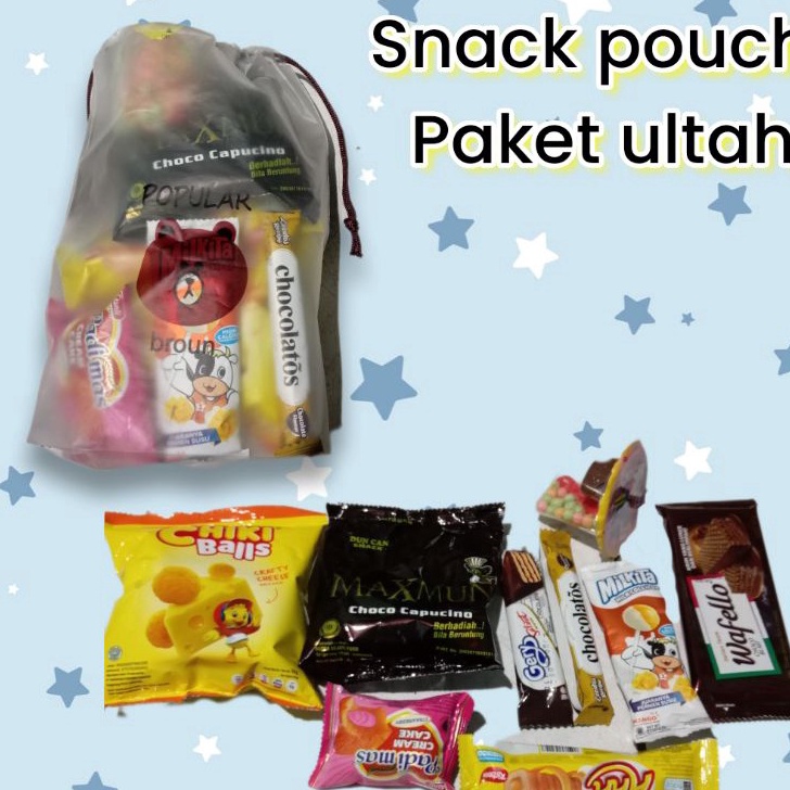 

PROMO SALE BUY 4 FREE 1 Paket Snack Ulang TahunBingkisan Ulang TahunSnack Pouch