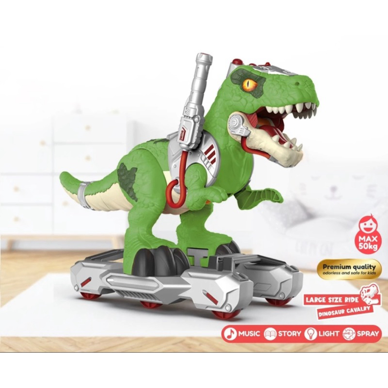 RIDE ON JUMBO DINOSAURUS MOBIL MOBILAN LAMPU DINO DINOSAUR UNICORN GAJAH ELEPHANT AKI BALANCE BIKI A