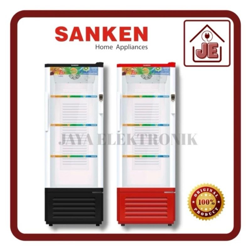 Showcase Sanken 3 Rak SRS-229 / SRS229 / 229 Pendingin Minuman Cooler