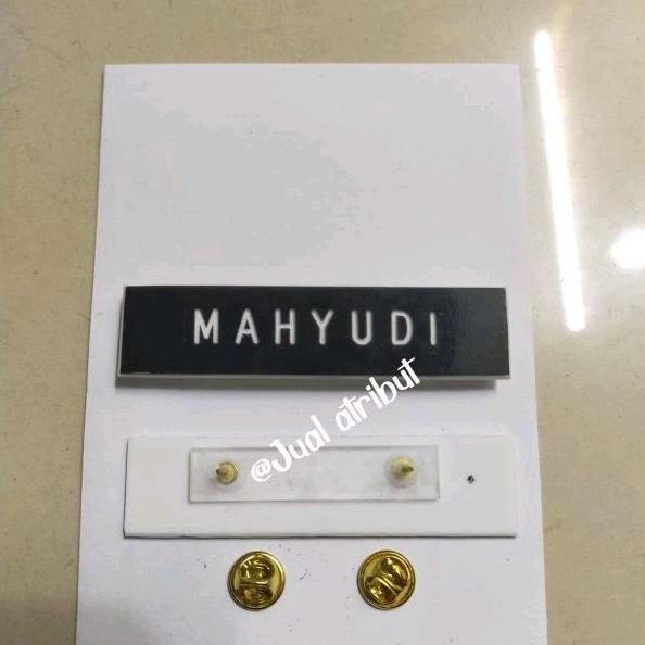 Name Tag Grafir PDH Papan Nama ASN PNS TNI POLRI dll GRAFIR