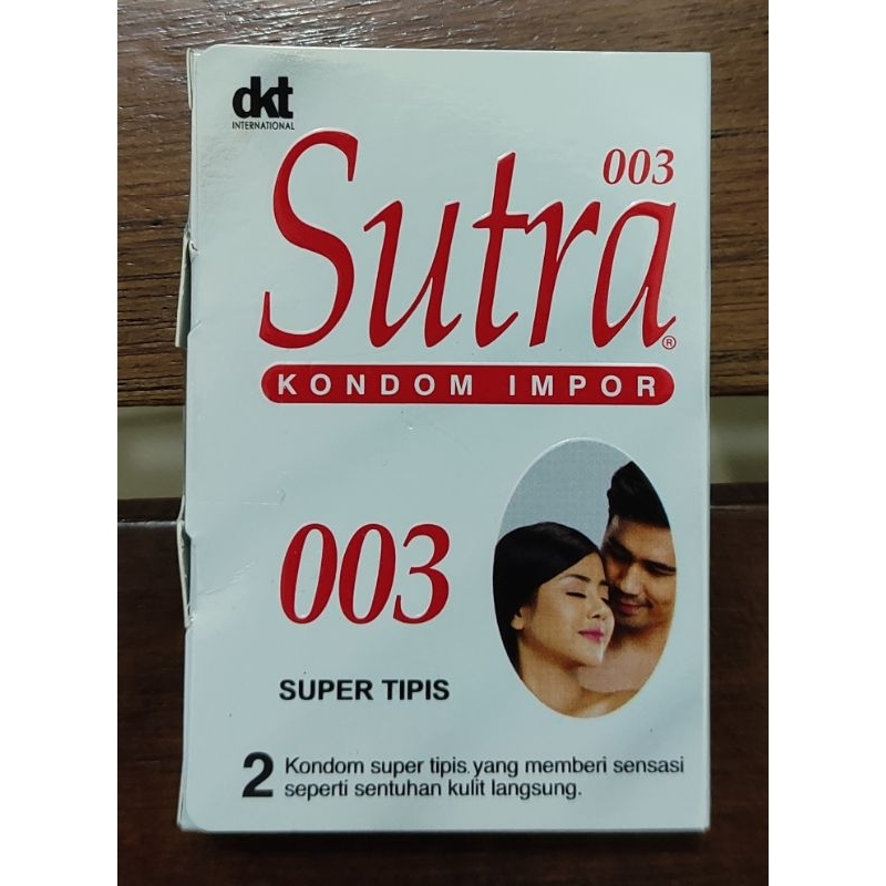 Sutra 003 Super Tipis isi 2 / Kondom Sutra / Sutra 003