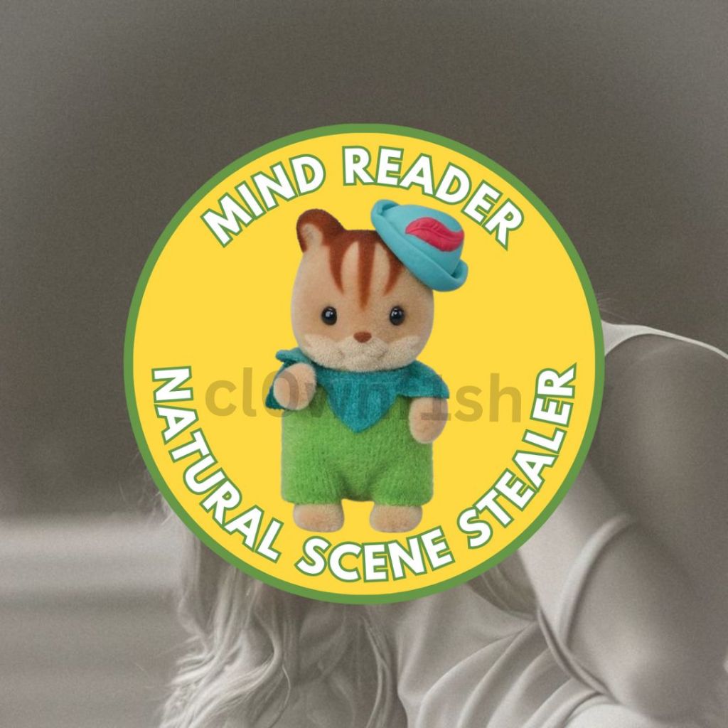 

Peter - Mind Reader, Natural Scene Stealer Taylor Swift Sylvanian Families Sticker (The Tortured Poets Department)
