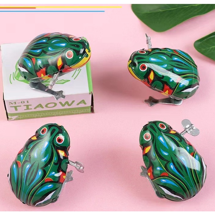 Dijamin Ori Tobie Besi Jarum Jam Kodok Fidget toy Vintage Tank Mainan Game Aksesoris Anak Koleksi Ha