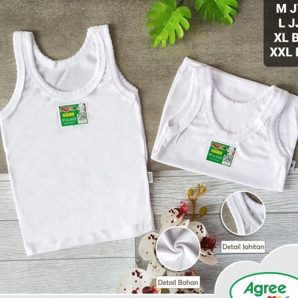 TERBARU Kaos Dalam Singlet Anak Perempuan Agree Kids