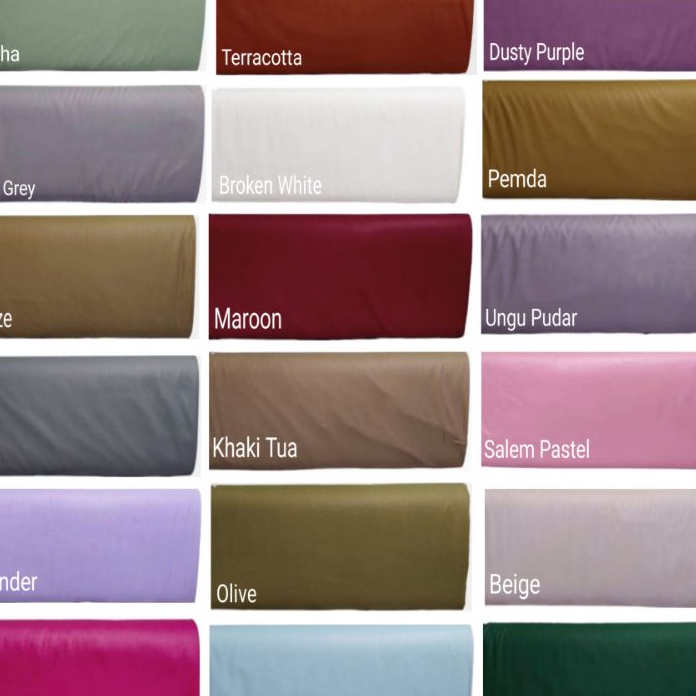 ORIGINAL GRADE A Kain toyobo fodu original quality bahan toyobo fodu