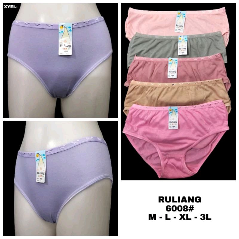 Celana dalam katun wanita murah ruliang cd wanita katun cewek cutting besar halus lembut tebal