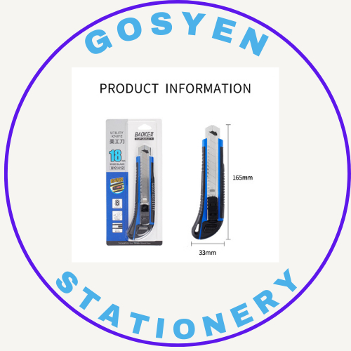 

BAOKE Cutter Besar UK1412 - Mata Pisau Baja SK5 Untuk Memudahkan Pemotongan Dan Aman
