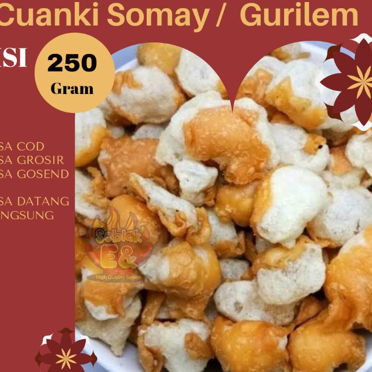 

1111 BISA COD CUANKI BATAGOR GURILEM SOMAY MINI 25 gr toping seblak baso aci bakso cuanki