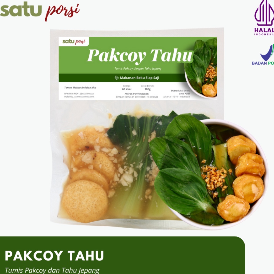 

V44859 Satu Porsi Pakcoy Tahu