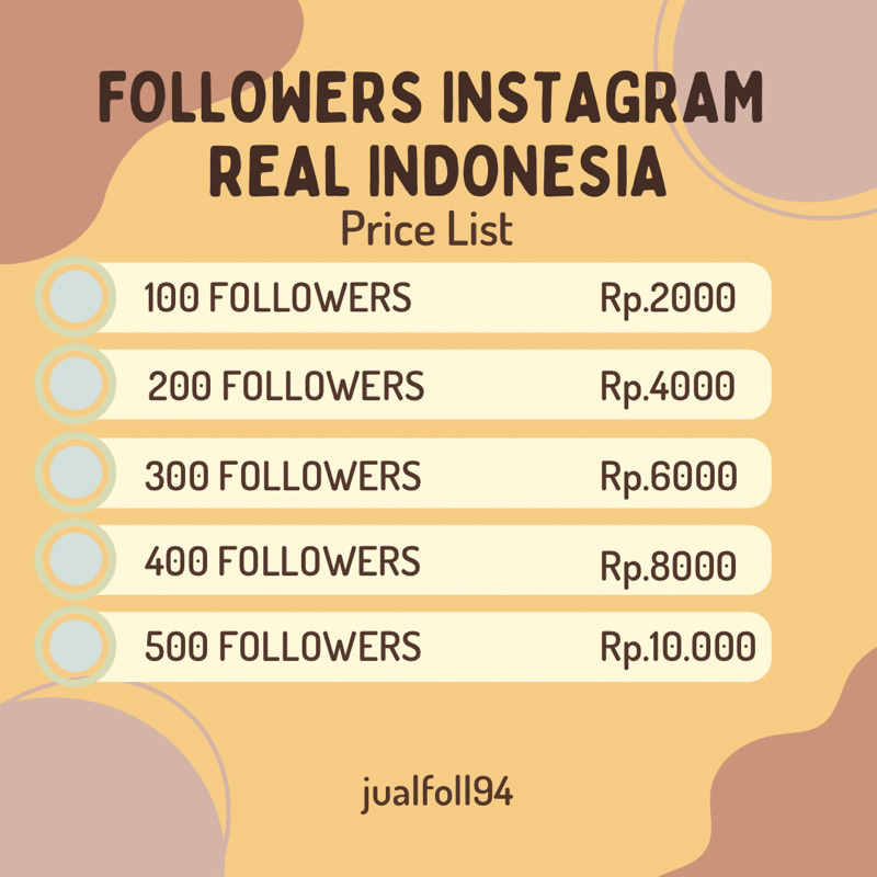 FOLLOWER INDONESIA INSTAGRAM FOLLOWER AKTIF MURAH BERGARANSI
